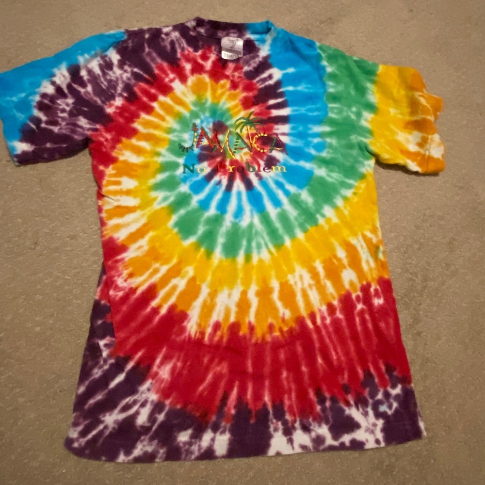 Vintage Jamaica No Problem Tye Dye Shirt